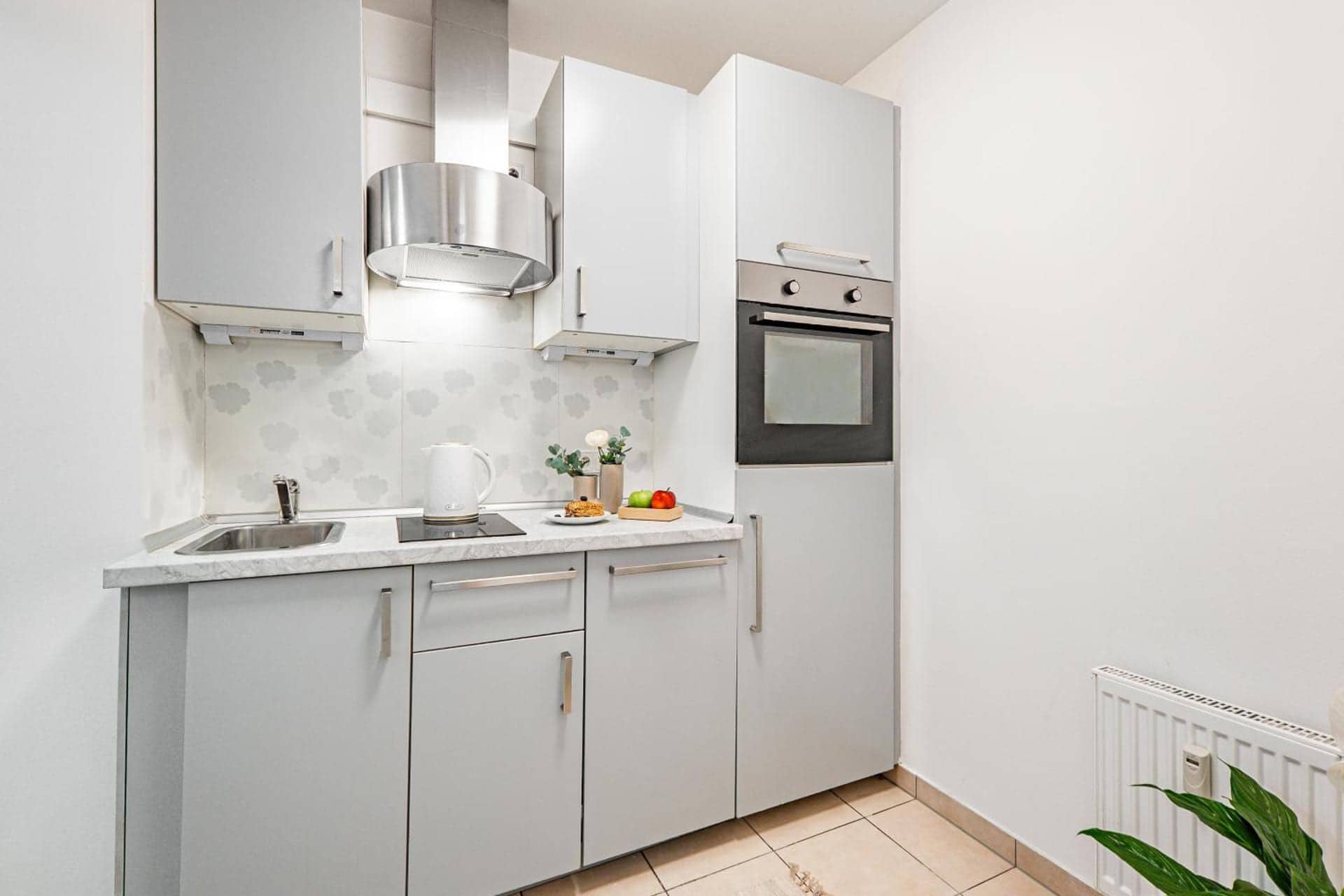 Karlsbad Apartments, Karlovy Vary — kuchyňský kout