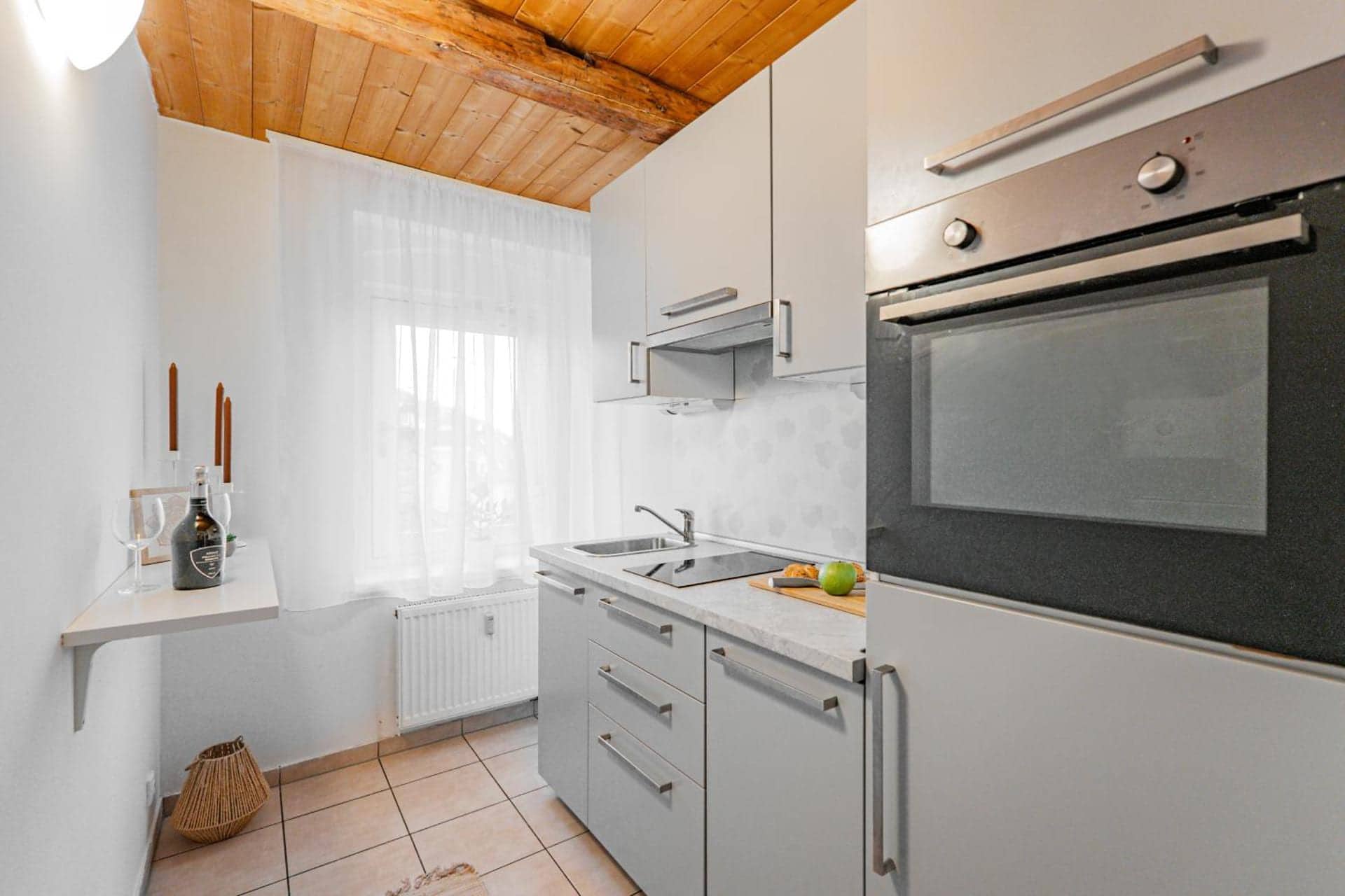 Karlsbad Apartments, Karlovy Vary — kuchyňský kout